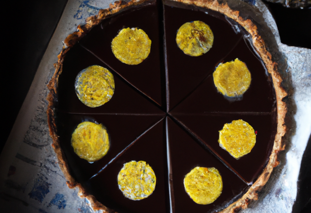 Tarte chocolat lemon curd