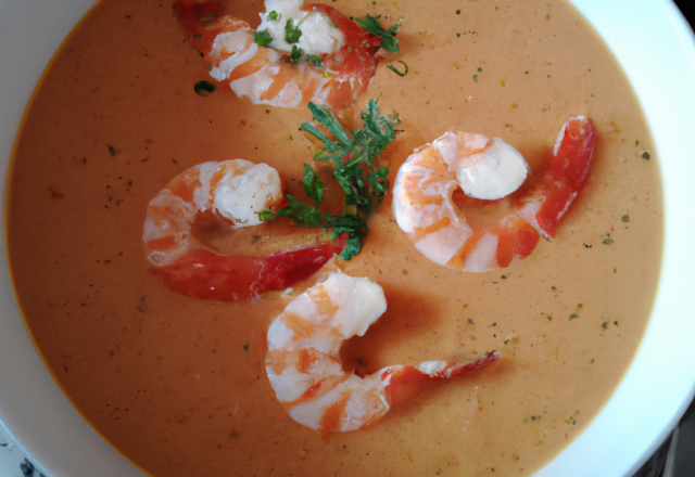 Bisque de langoustines au thermomix