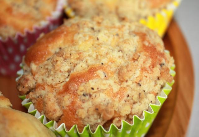 Muffins crumble au Nutella