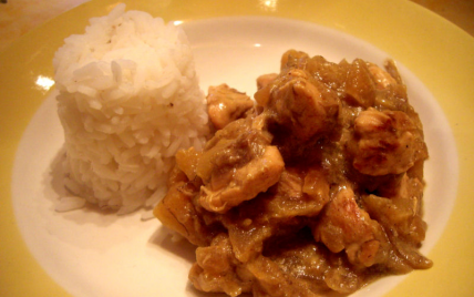 Poulet curry-coco