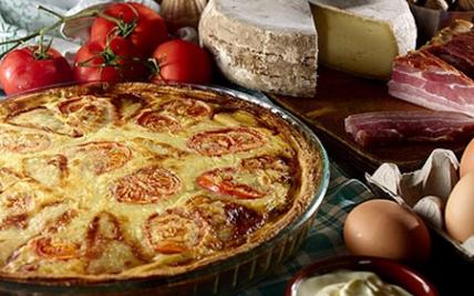 Quiche à la  Tomme de Savoie