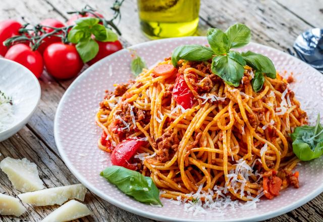 Pâtes à la bolognaise au Cookeo