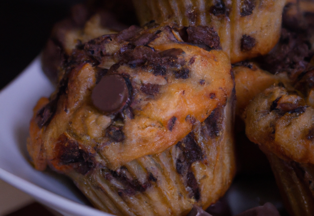 Muffins aux pépites de chocolat à ma façon