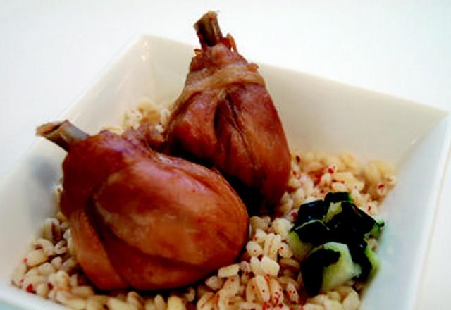 Jambonnette de Poulet Confite et Pot-au-Feu de légumes braisés