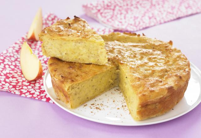 Gâteau léger pomme-cannelle