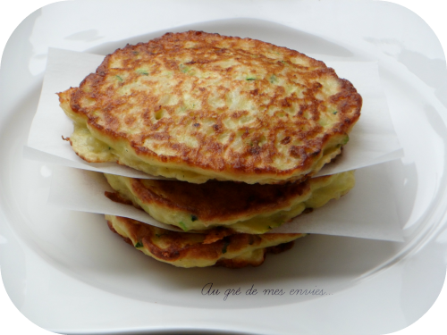 Galettes de courgette & riz