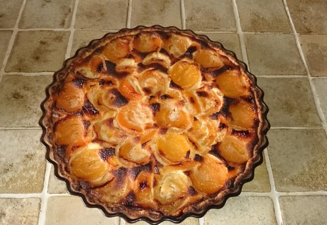 Tarte abricots noisettine amandine