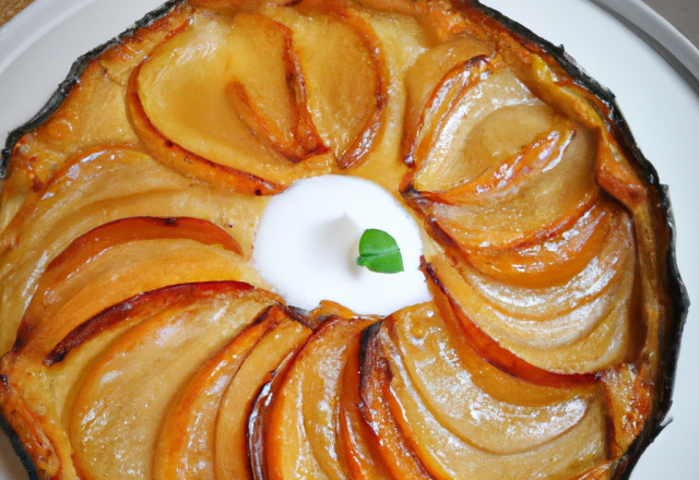 Tarte tatin aux poires revisitée à ma façon