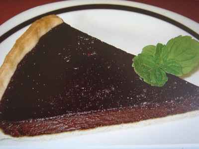 Tarte au chocolat traditionnelle