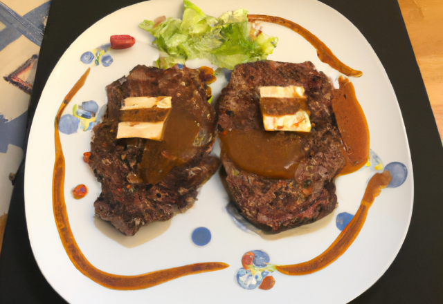 Steak à la sauce madère