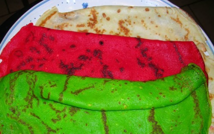 Crêpes de couleurs