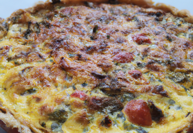 Quiche maison au goût du jour