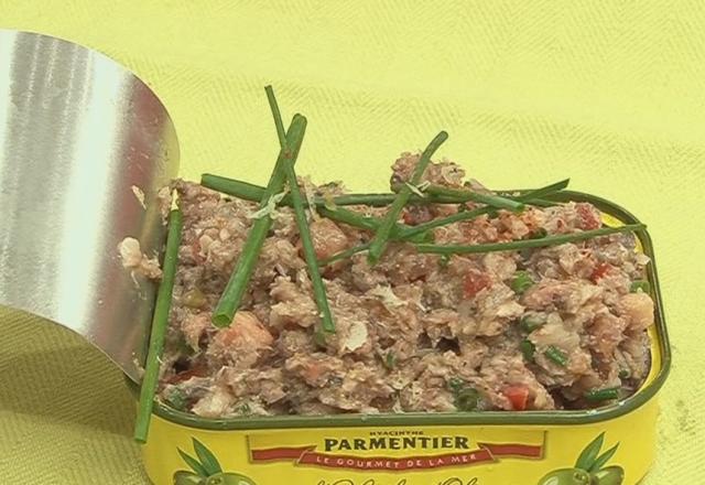 Rillettes de sardine à la tomate