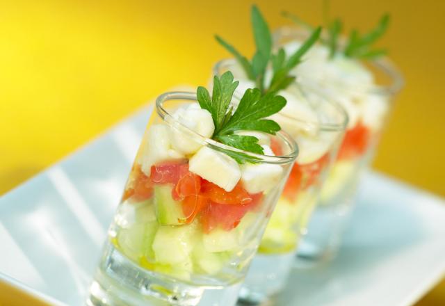 Verrines de crudités au Carré Frais