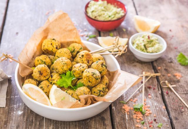 Croquettes de lentilles corail