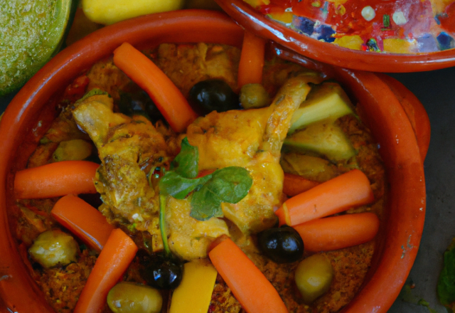 Tajine de poulet minute