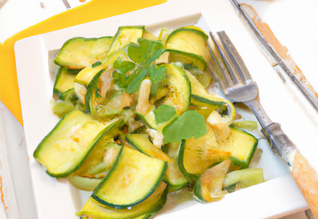 Salade de courgettes facile