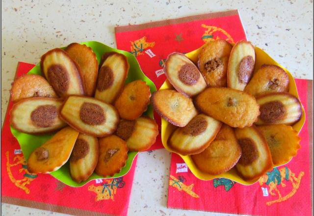 Madeleine amandes fourrées pâte de speculoos