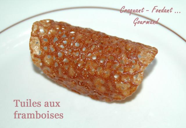 Tuiles framboise