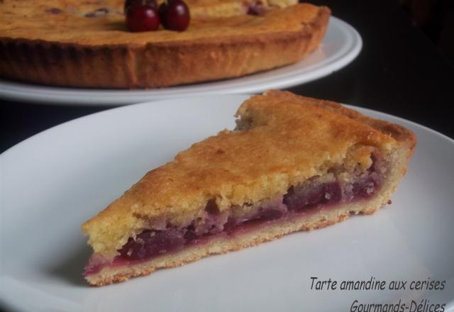 Tarte amandine aux cerises