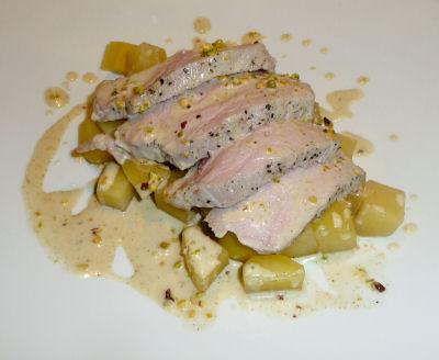 Quasi de Veau 'nature' & sa vinaigrette à la vanille