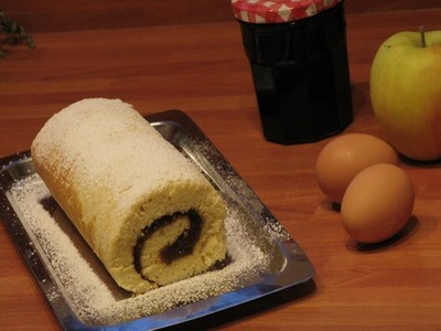 Gâteau roulé à la confiture de Lili