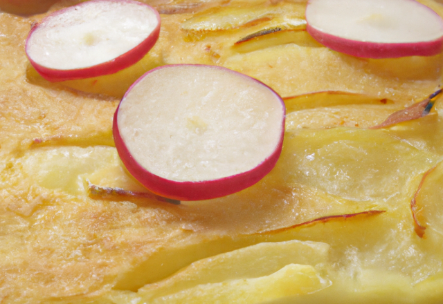 Soufflé de radis et pommes de terre