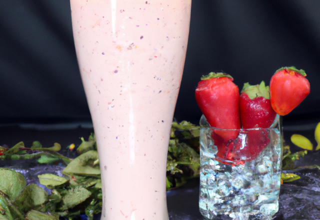 Milk shake fraise