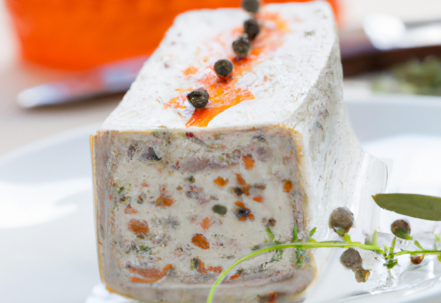 Terrine de poivron au chèvre