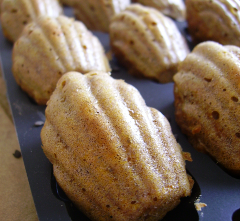 Madeleines nuagées au potiron