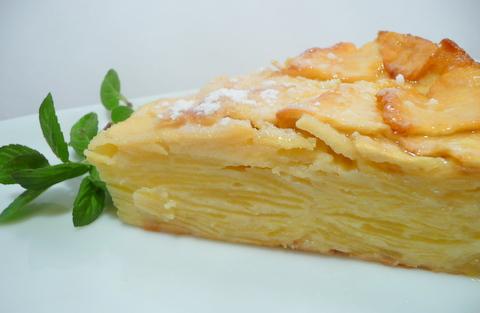 Gâteau fondant aux pommes