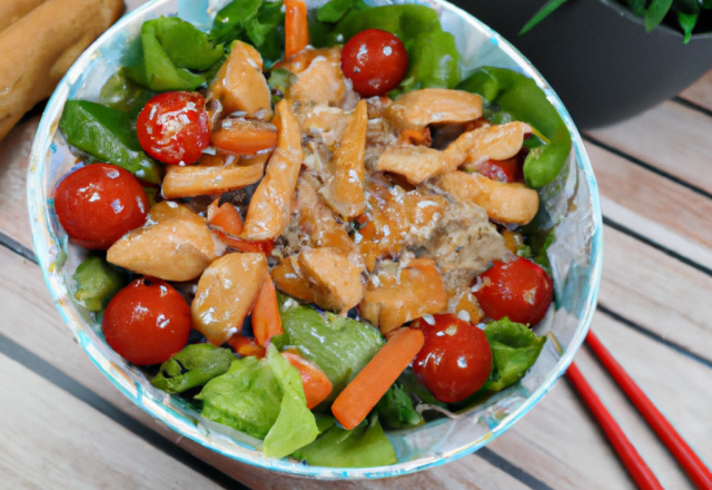 Salade de poulet façon chinoise