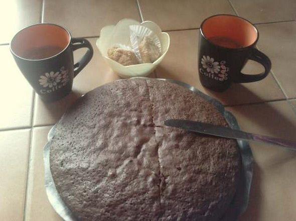 Gâteau savoureux au chocolat