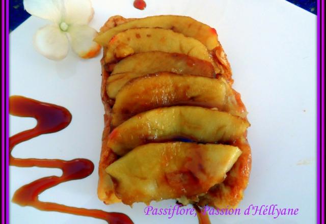 Brioche perdue et son diadème de pommes caramélisées au sucre brun