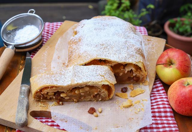 Strudel aux pommes italien