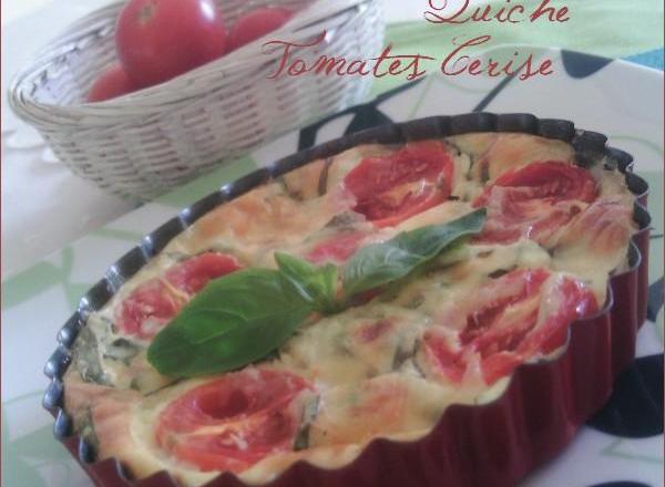 Petite quiche aux tomates cerise