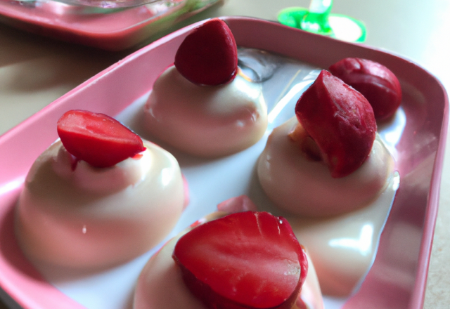 Crème aux fraises bonbons