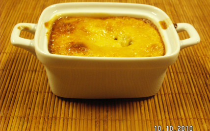 Gâteau de riz à l'amaretto en mini-cocotte