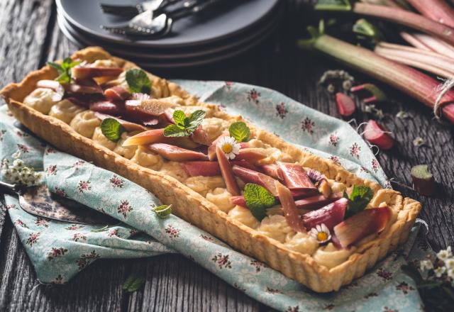 Les 3 meilleures recettes maison de tarte à la rhubarbe meringuée