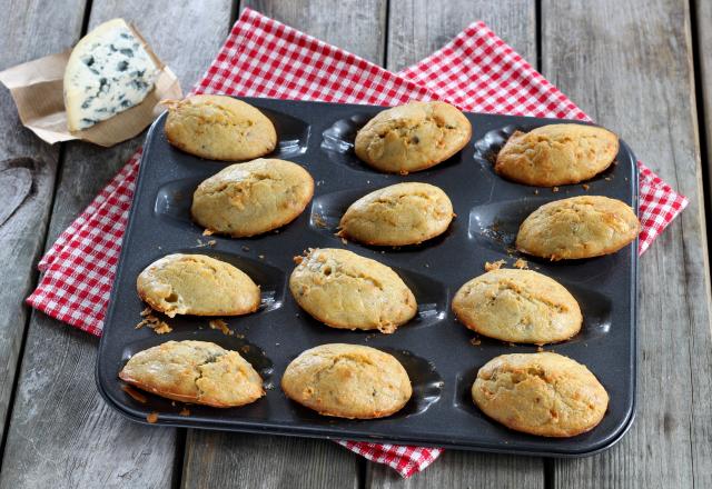 Madeleines à la Fourme d'Ambert