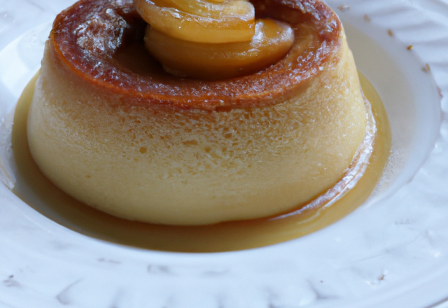 Flan aux pommes gourmand