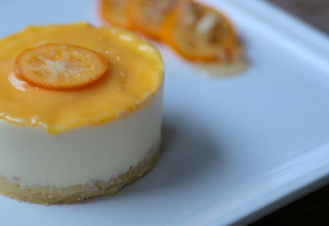 Tartine sucrée façon cheesecake au curd d'agrumes et Carré frais