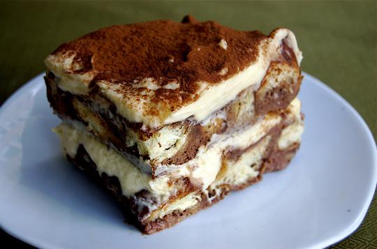 Tiramisu au chocolat noir