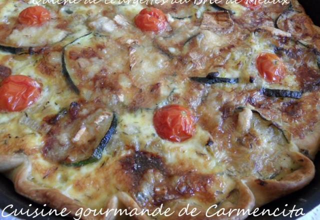 Quiche de courgettes au Brie de Meaux