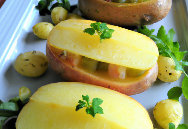 Pommes de terre farcies à la savoyarde