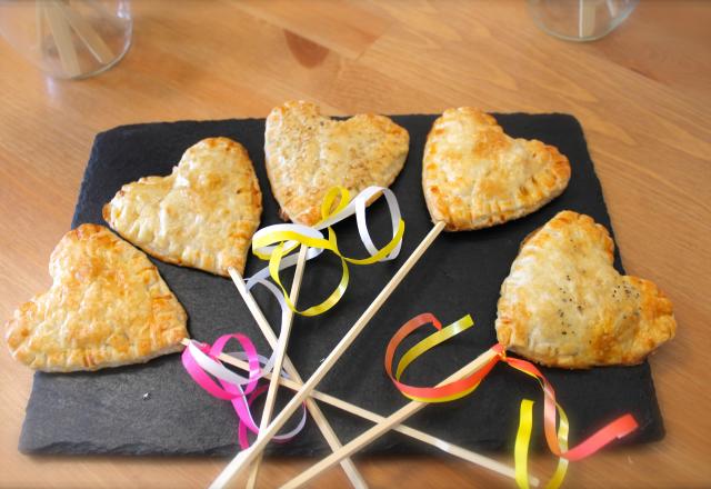 Chaussons au poulet et légumes