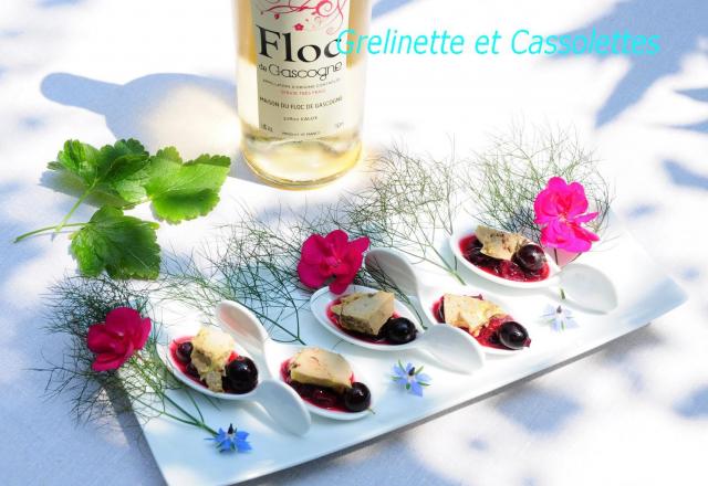 Foie gras au chutney de caseilles : tapas chics