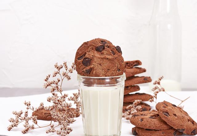 Cookies au café et aux noix de pecan avec pépites de chocolat