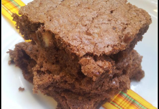 Brownie américain aux noix de pécan