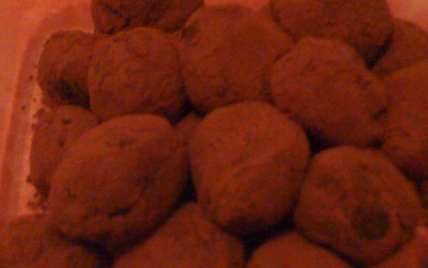 Truffes au chocolat savoureuses